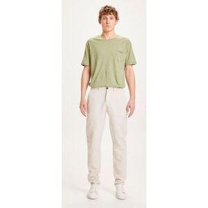 Knowledge Cotton Apparel Chuck Light Linen Pant in Off White NWT Size 34/XS